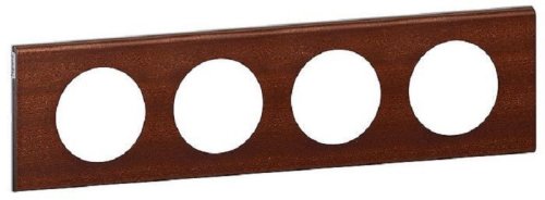 Рамка универсальная Legrand Celiane Corian 4-м. дерево орех фото Рамка универсальная Legrand Celiane Corian 4-м. дерево орех картинка